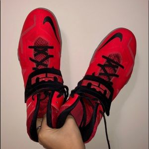 Red Nike shoes Men Size 10.5